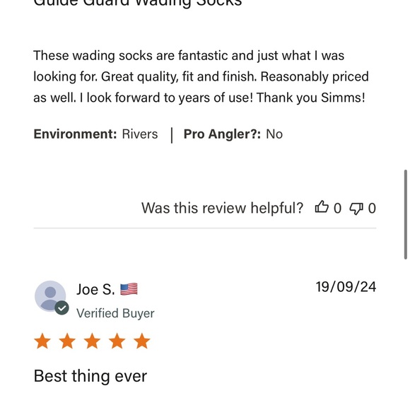 Final markdown, buy it now. Simms Black Neoprene Wading Socks - Picture 5 of 9